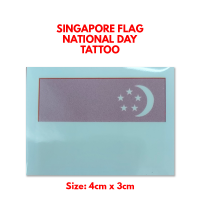 Singapore Flag Temporary Tattoo