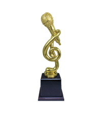 Microphone Resin Trophy