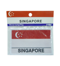 Country Flag Woven Badge