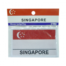 Country Flag Woven Badge